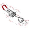 Heavy Duty Adjustable Toggle Latch Clamp 4003 Style 1320Lbs Holding Capacity Large Hasp Clamp For Smoker ToolBox Case Industrial EquiIpment and More (7.5inch)
