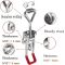 Heavy Duty Adjustable Toggle Latch Clamp 4003 Style 1320Lbs Holding Capacity Large Hasp Clamp For Smoker ToolBox Case Industrial EquiIpment and More (7.5inch)