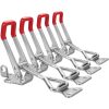 Heavy Duty Adjustable Toggle Latch Clamp 4003 Style 1320Lbs Holding Capacity Large Hasp Clamp For Smoker ToolBox Case Industrial EquiIpment and More (7.5inch)