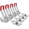 Heavy Duty Adjustable Toggle Latch Clamp 4003 Style 1320Lbs Holding Capacity Large Hasp Clamp For Smoker ToolBox Case Industrial EquiIpment and More (7.5inch)