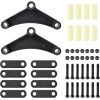 Trailer Shackle Kit, Tandem Trailer Axle Shackle Kit for Double Eye Springs (3.5K -5.2K Axles)