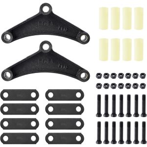 Trailer Shackle Kit, Tandem Trailer Axle Shackle Kit for Double Eye Springs (3.5K -5.2K Axles)