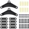 Trailer Shackle Kit, Tandem Trailer Axle Shackle Kit for Double Eye Springs (3.5K -5.2K Axles)