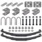 25-1/4 Leaf Spring with 5-1/2 U Bolts Trailer Axle Suspension Kit Fit for 3500lb Round Axle (Shackle Strap+Hanger+Leaf Spring+U-Bolt)
