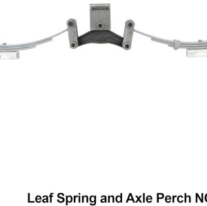 Tandem Axle Trailer Double Eye Leaf Spring Suspension Hanger Kit - 2,000-7,000 lbs (Tandem Axle)