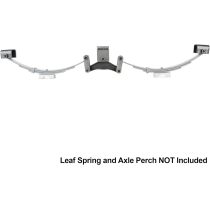 Tandem Axle Trailer Double Eye Leaf Spring Suspension Hanger Kit - 2,000-7,000 lbs (Tandem Axle)