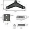 Tandem Axle Trailer Double Eye Leaf Spring Suspension Hanger Kit - 2,000-7,000 lbs (Tandem Axle)