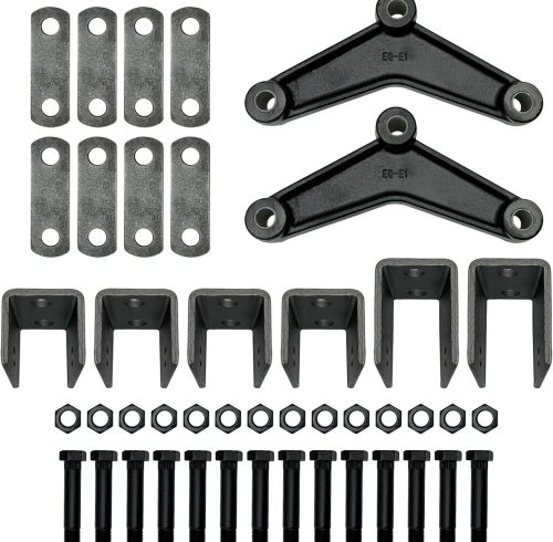 Tandem Axle Trailer Double Eye Leaf Spring Suspension Hanger Kit - 2,000-7,000 lbs (Tandem Axle)