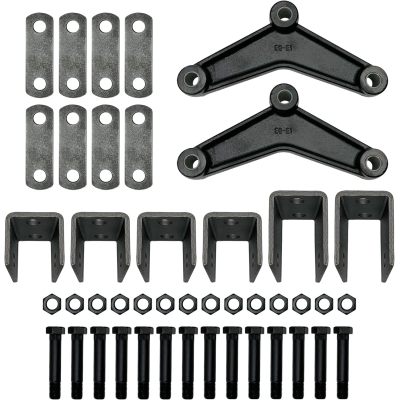 Tandem Axle Trailer Double Eye Leaf Spring Suspension Hanger Kit - 2,000-7,000 lbs (Tandem Axle)