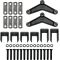 Tandem Axle Trailer Double Eye Leaf Spring Suspension Hanger Kit - 2,000-7,000 lbs (Tandem Axle)