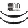 The Trailer Parts Outlet - Trailer 6 Leaf Double Eye Spring Suspension Kit for 3