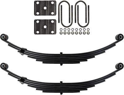 The Trailer Parts Outlet - Trailer 6 Leaf Double Eye Spring Suspension Kit for 3