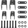 Trailer Leaf Springs Hanger Kit for Double Eye Springs Single Axle Suspension (2,000-7,000 lb Axles)