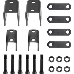 Trailer Leaf Springs Hanger Kit for Double Eye Springs Single Axle Suspension (2,000-7,000 lb Axles)