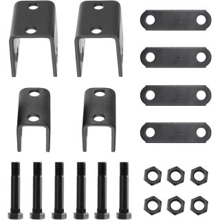Trailer Leaf Springs Hanger Kit for Double Eye Springs Single Axle Suspension (2,000-7,000 lb Axles)