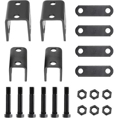 Trailer Leaf Springs Hanger Kit for Double Eye Springs Single Axle Suspension (2,000-7,000 lb Axles)