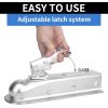 Straight Trailer Tongue Coupler for 2" Ball, 2" Channel Width Trailer Coupler 3,500LBS
