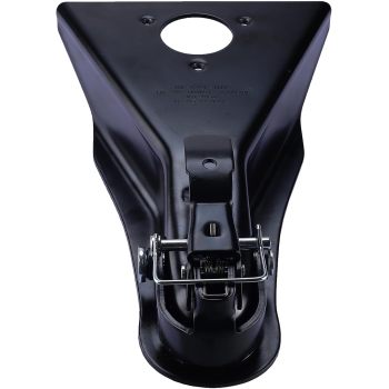 Black A-Frame Trailer Coupler, 2-Inch Hitch Ball, 7,000 lbs