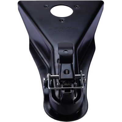 Black A-Frame Trailer Coupler, 2-Inch Hitch Ball, 7,000 lbs