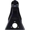 Black A-Frame Trailer Coupler, 2-Inch Hitch Ball, 7,000 lbs