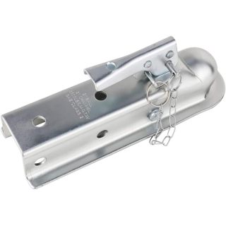 2" Straight Trailer Coupler (BALL 2", CHANNEL 2" 3500LBS with Chain)