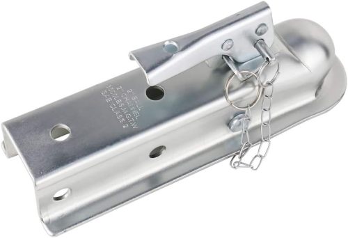 2" Straight Trailer Coupler (BALL 2", CHANNEL 2" 3500LBS with Chain)