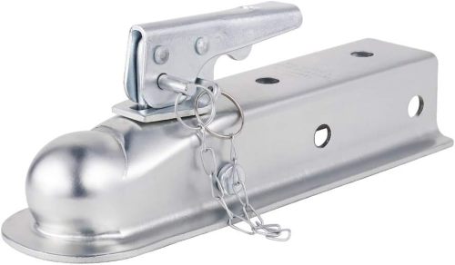 2" Straight Trailer Coupler (BALL 2", CHANNEL 2" 3500LBS with Chain)