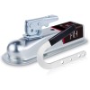 Straight Trailer Coupler 2" Ball 2" Channel Width 3500 LBSTrailer Tongue Coupler with handle