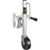 1000 lbs Trailer Jack with Wheel, Heavy Duty Swivel Boat Trailer Jack Single Whee, 10" Lift, Bolt-on Trailer Tongue Jack for RV Boat