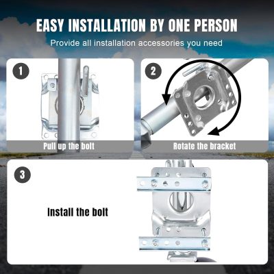 1000 lbs Trailer Jack with Wheel, Heavy Duty Swivel Boat Trailer Jack Single Whee, 10