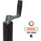 Top-Wind A-Frame Trailer Jack with a Rectangular Footpad | 5000lb Capacity A-Frame | Great for Trailers, Boats, Campers, & More