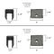 Single Axle Trailer Double Eye Leaf Spring Suspension Hanger Kit - 2,000-7,000 lbs (Single Axle)