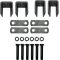 Single Axle Trailer Double Eye Leaf Spring Suspension Hanger Kit - 2,000-7,000 lbs (Single Axle)
