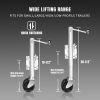 1 Torin Boat Trailer Jack with Dual Wheel: Heavy Duty Swing-Back Bolt-On Trailer Jack, 3/4 Ton (1,500 lb.) Capacity