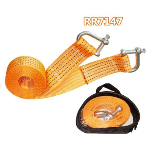 Atli RR7147 5000 LBS Tow Rope Metal Safety Hooks Car Heavy Duty Recovery Rope for Trailers Securing Items and Farm Cleaning