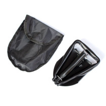 ATLI AT2012 Folding Survival Shovel  - Heavy Duty Carbon Steel Military Style Entrenching Tool for Off Road, Camping, Gardening, Beach, Digging Dirt, Sand, Mud & Snow