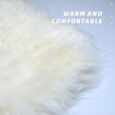 ATSC-5250 Long Wool Front Car Seat Covers Easy to Install Car Seat Cushion