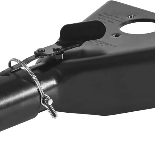 A-Frame Trailer Coupler, Fits 2-Inch Hitch Ball Size, 7000 lbs Towing Capacity, Heavy Duty Steel Coupler, Ideal for Towing Station Wagons, Pickup Trucks, SUVs, Campers, Black Coating Surface
