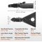 A-Frame Trailer Coupler, Fits 2-Inch Hitch Ball Size, 7000 lbs Towing Capacity, Heavy Duty Steel Coupler, Ideal for Towing Station Wagons, Pickup Trucks, SUVs, Campers, Black Coating Surface