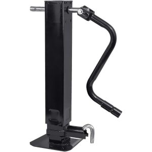 Heavy Duty Weld Square Tube Trailer Jack - 12.5" Lift 13.5" Drop Leg Travel Capacity 12000 LBS (12000lbs Side Pull pin)