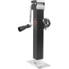 5000LBS Swivel Trailer Jack - Heavy Duty Swivel RV Boat Weld-On Pipe-Mount Swivel Trailer Jack, 10" Vertical Travel Capacity 5000 LBS