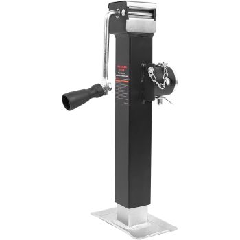 5000LBS Swivel Trailer Jack - Heavy Duty Swivel RV Boat Weld-On Pipe-Mount Swivel Trailer Jack, 10