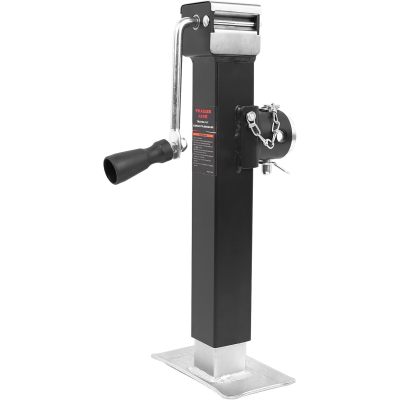 5000LBS Swivel Trailer Jack - Heavy Duty Swivel RV Boat Weld-On Pipe-Mount Swivel Trailer Jack, 10