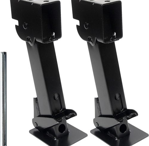 Trailer Swing Down Stabilizer Jacks Telescoping RV Camper Accessories 1000 Lbs Capacity Each 12-18 inch | Set of 2
