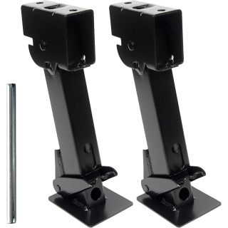 Trailer Swing Down Stabilizer Jacks Telescoping RV Camper Accessories 1000 Lbs Capacity Each 12-18 inch | Set of 2