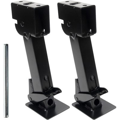 Trailer Swing Down Stabilizer Jacks Telescoping RV Camper Accessories 1000 Lbs Capacity Each 12-18 inch | Set of 2