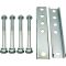 Heavy Duty Trailer Jack, Fixed Mount Jack w/Drop Leg, 28.6 in. of Lift, Max Load 2,500 Lbs.