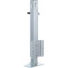 Heavy Duty Trailer Jack, Fixed Mount Jack w/Drop Leg, 28.6 in. of Lift, Max Load 2,500 Lbs.