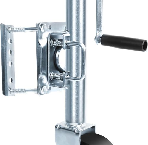 10" Lift Swing Back Trailer Jack with Single Wheel - 1000 lbs. Capacity
