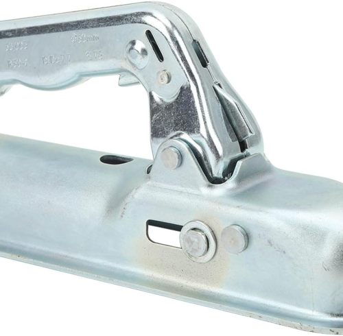 Trailer Coupler Parts Straight Tongue Trailer Coupler 2in Hitch Ball 800kg Load Capacity for 2in Round Tube